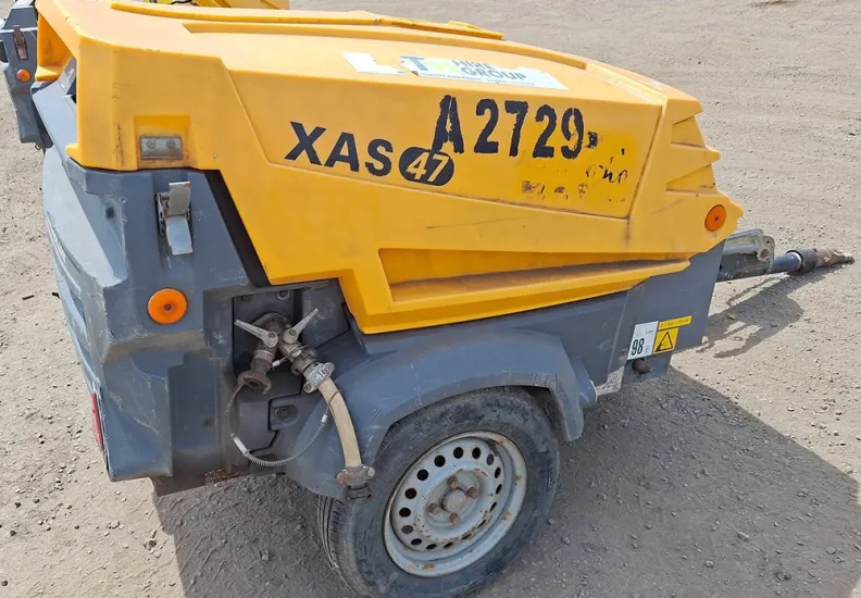 Atlas Copco XAS47 Single Tool Compressor 2013